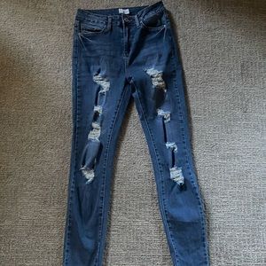 fashion nova ripped skinny jeans